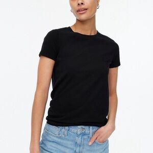 J. Crew‎ factory Vintage slub cotton crewneck tee in black size 2xl